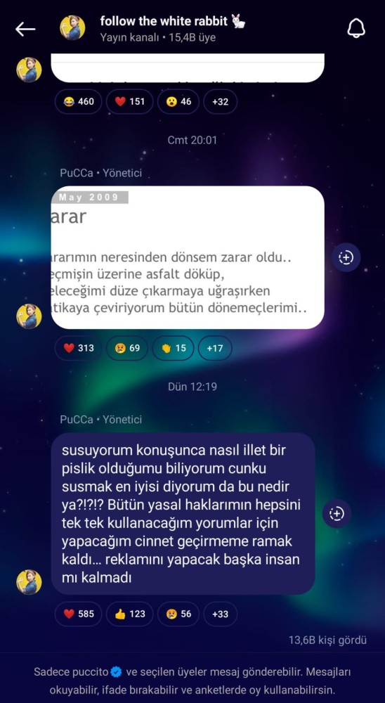 pucca dan tuba unsal a cevap aa yeter vurun abaliya yaptiniz yeter